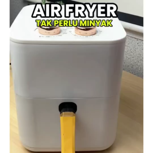 Oven Air Fryer 4.5L 800W Temperature Control Non-Stick Timer Oil Free Roaster Breakfast