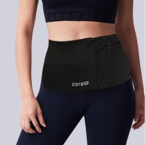 Running Sports Tourist Mountaineering Casual Large Capacity Waist Bag Close-Fitting Large Screen Mobile Phone Passport Waist Bag Men and Women Marathon