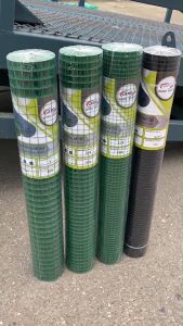 ยาว10m กันสนิม ลวดตาข่ายชุบpvc ตา1/4 1/2 3/4 1 ตาข่ายลวดตะแกง ตะแกรงกรงไก่เคลือบพีวีซี ตาข่ายเคลือบ pvc ลวดตาข่ายเหล็ก PVC ตะแกรงลวดชุบ ลวดตาข่าย