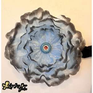 Bunga Peony Bunga Hiasan Kain Organdi Model Bunga Peony Dekorasi Pelaminan diameter 70cm