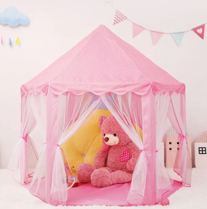 Hexagonal childrens tent Indoor Princess Girls home small castle Boys sleep play house Baby house toys Outdoor tent games