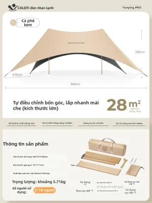 The Primitive | Lều Che Nắng Lắp Ráp Nhanh