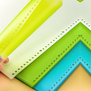 Set Bìa sổ nhựa tab phân trang A5 / B5 / A4 màu trong suốt làm bìa sổ còng -Lumbley