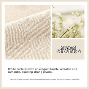 Custom Made Light Blocking Cotton and Linen Curtains for Living Room and Bedroom