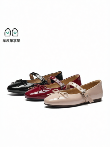 Hotwind | Red Flat Loafer Autumn New French Shoe