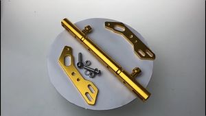 Universal Motorcycle Balance Bar Adjustable Extension with Phone Holder Crossbar Handlebar Mount Rakit Telefon Motosikal Durable Alloy Design