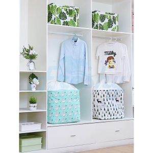 FRESHY 105L Foldable Waterproof Laundry Basket Clothes Organizer Bakul Baju Bakul Pakaian Kotor 收纳篮
