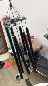 Chuông gió 6 ống cao cấp tiếng kêu cực hay 5 cỡ: dài ống 27cm 32cm 49cm 59cm 75cm