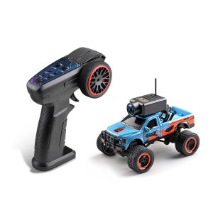 CONUSEA | 1:64 Mini RC Off Road Car with Camera 4.5inch Screen 2.4G 4WD Remote Control Cars WiFi APP Controlled Pickup Truck Model Boy Toy