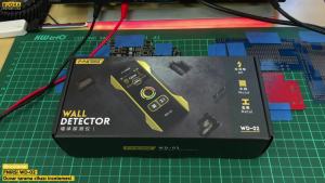Fnirsi | FNIRSI WD-02 Wall Detector Stud Finder New Design Positioning Hole TFT Display AC Live Cable Wires Metal Wood Stud Wall Scanner