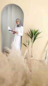 Dress Gamis Ceruty Babydoll Payet Seragam Majlis Putih Bersih Hitam Manasik Haji Umroh by MelMel