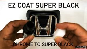 EZ Coat Super Black DIY COLOR Car Rim Chrome Part
