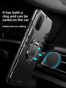 Anti-Fall Silicone Phone Case for Xiaomi Poco F3 F4 GT M3pro M4pro 4G Creative M4 Silicon Soft Edge X3 GT New Model Ring Holder Protection