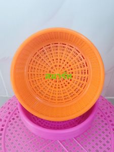 ตะกร้าขนมจีน เกรดA ขนาด500 กรัม 12ใบ ตะกร้าเพาะปลูก