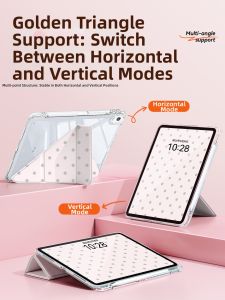 YOUSIDUN | Shockproof With Pen Slot iPad Cover Acrylic Dot Design
