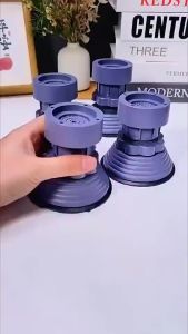 Bộ 4 chân kê máy giặt tủ lạnh đa năng chống rung lắc điều chỉnh độ cao đế cao su chống trượt chống ồn G506-ChankeMG-dc