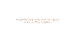MiJia | New 70mai Hardwire Kit UP03 24H Parking Surveillance Cable ONLY for Dash Cam M500/Omni X200/A810/A510 Type-C Cable Monitor Cable