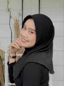 HIJAB SPORT SLIM PED / HIJAB BERGO INSTAN / KERUDUNG OLAHRAGA VOLLY / JILBAB VOLI POLOS / HIJAB JERSEY PREMIUM
