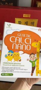 [HCM]- GENETIC CALCI NANO - Thach calci nano - Hỗ trợ bổ sung canxi và vitamin D3 cho cơ thể Hỗ trợ xương và răng chắc khỏe Hỗ trợ giảm nguy cơ loãng xương ở người lớn...