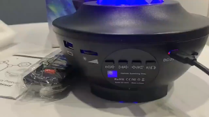 COD TaffLED Lampu Tidur Proyektor Langit Berbintang Nebula Dengan Speaker Bluetooth 2In1 RGBW Active