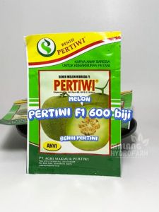 Benih Melon Hijau Pertiwi 600 biji unggul bibit hidroponik hydroponik tanah manis panah merah sky