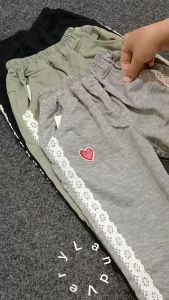 Celana Jogger Cargo Anak Perempuan 3-14 Tahun Celana Santai Anak Perempuan Training Olahraga