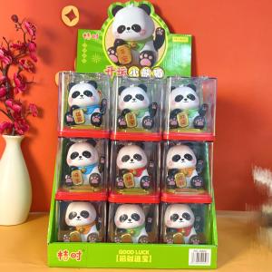 LIWAN | Cute Wealth-attracting Panda Figurine Desk Decor