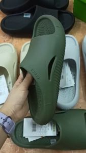 DÉP LÊ CROSS QUAI NGANG MELLOW  FLIP ĐÚC LIỀN KHỐI CHUẨN XỊN MẪU MỚI FULL BOX MÀU XANH RÊU