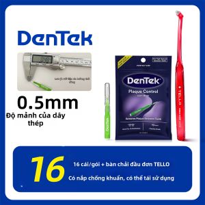 Dentek | Bàn Chải Kẽ Răng Hình I Dạng Chỉ Nha Khoa