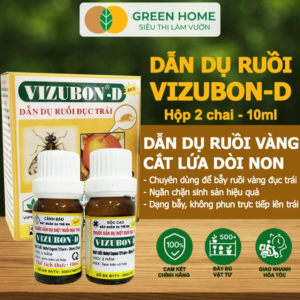 Chế Phẩm Dẫn Dụ Ruồi Vàng Đục Trái VIZUBON-D GreenHome 10ml Không Cần Phun Xịt An Toàn Cho Ngườii