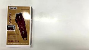 LumG Mesin Cukur Rambut Cas Barbershop KEMEI KM-PG2600 Indikator Baterai LCD Display Digital Paket Barbershop Alat Pencukur