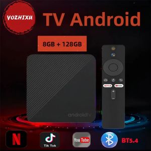 Hộp Giải Mã Truyền Hình T8 Android 14 Rockchip RK3518 128GB Wifi Kép 2.4G/5G Wifi 6 8K BT5.4 Hỗ Trợ Google Voice Đầu Phát Đa Phương Tiện Với HDMI 2.0