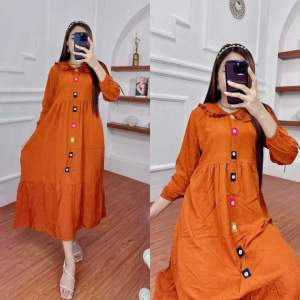 Midi kancing warna warni