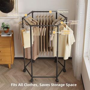 Rotating Multi-Function Thickened Clothes Rack