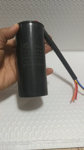 1pc CBB60 12+5uf double capacitor 4-wire start capacitor double cylinder washing machine capacitor