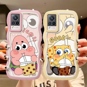 Applicable to Vivo S9e Phone Case Minimalist Student Vlvo S9 Japanese and Korean Funny V2048a Cartoon Cute Girl Vivis9e Protective Case INS Style Sponge Baby V2072a Silicone Fashion