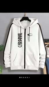 Jaket Kustom Hoodie Zipper & Sweater Cardinal Lengan Panjang