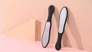 Pedicure Foot Care Double Side Kikir Kaki Kapalan Tainless Foot File Kaki Pecah Pecah Pedicure Tools Amplas Kaki Double Side Kikir Telapak Kaki