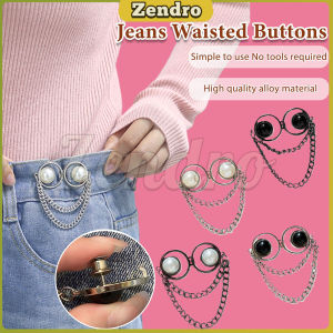 ZEO Jeans Waisted Buttons Metal Adjustable Waist Buckle Fashion Accessories for Women Girls