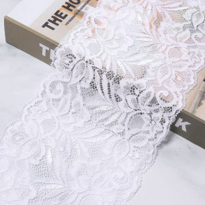 1.5yard Elastic Lace Ribbon DIY Handmade Crafts Fabric Hollow Stretch Lace Trim Fabric DIY Dress Home Garment Sewing Accessories