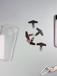 [NC]Steel Phone Lanyard Gasket Patch Anti-lost Anti Fall Mobile Phone Rope Card Metal Clip Strap Hang Cord Tab Accessories[NC]