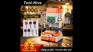 Tool-Hive - Máy Cắt Khóa Sao Chép 368A Bộ Dụng Cụ Thợ Khóa Chuyên Dụng Làm Chìa Khóa Xe Hơi