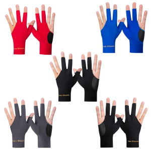 Billiard Gloves Open Fingers Gloves 3 Finger Snooker Gloves Billiard Supplies