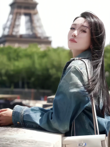 American High Street เผ็ด เด็กผู้หญิง ขาดๆ ยับๆ แขนยาว เดนิม เดรส หวาน เย็น เอว Cinching พรางหุ่น กระโปรงสั้น