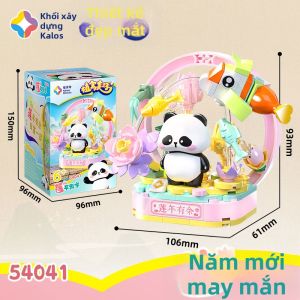 Kalos Blocks | Bộ Đồ Chơi Ghép Hình Gấu Trúc Hạt Nhỏ Độ Khó Cao