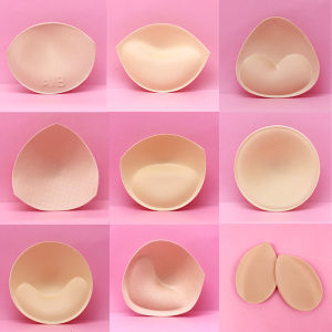 1pair Sponge Inserts In Bra Padded for Swimsuit Breast Push Up Fill Brassiere Breast Patch Pads Women Intimates Accessories