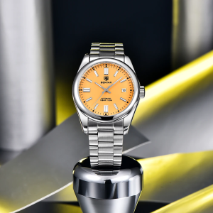 Đồng Hồ Nam Tự Động Cao Cấp BENYAR 10Bar Đồng Hồ Đeo Tay Thể Thao Lặn Bằng Thép Không Gỉ Chống Nước Có Màn Hình Phát Sáng