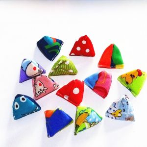Triangle Sandbag Kids Hand-Held Zongzi Sand Ball Sandbag Kindergarten Primary School Students Throw Stone Matching Game Toys