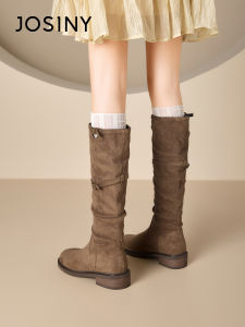 Josiny | Winter Cowboy Rough-Heeled Boot