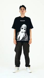 TENDENCIES Tshirt Oversized Last Of Kurt Black